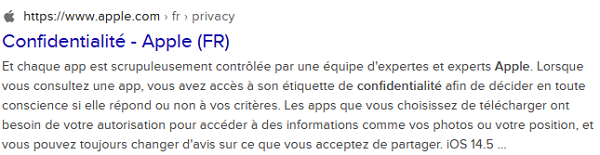 Les scrupules de la pomme Apple-confidentialité-verifiee.png