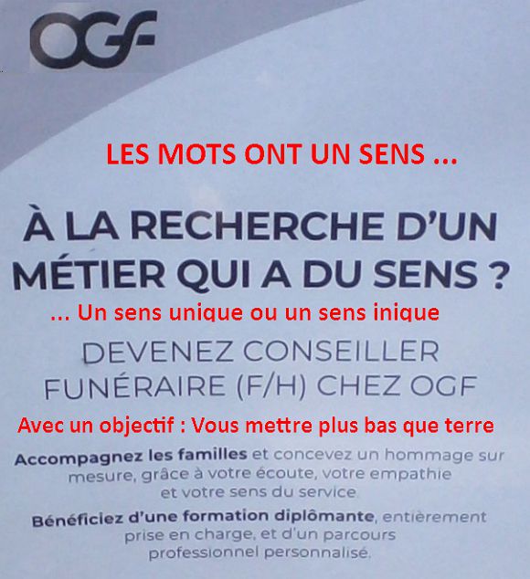 publicité de recrutement