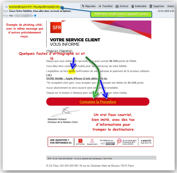 spear phishing sfr mobile image spear phishing SFR